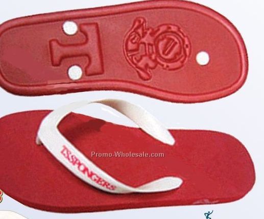 Pair Of Sandals W/ Shaped Soles