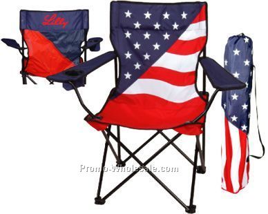 Patriotic Flag Chair