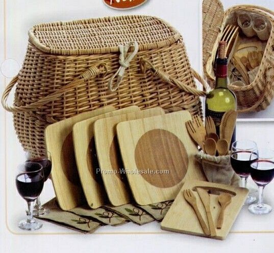 Picnic Plus 4 Person Eco Picnic Basket