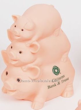 Pig Pile Flesh Pig Bank