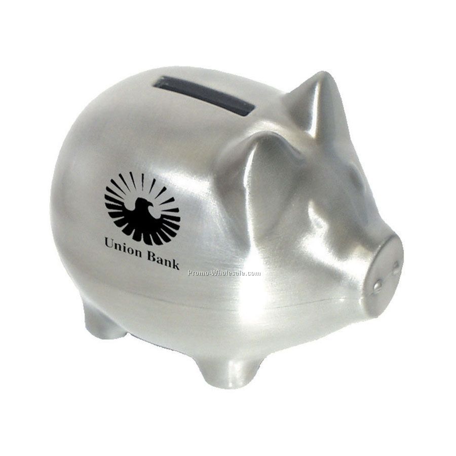 Piggy Pewter Bank