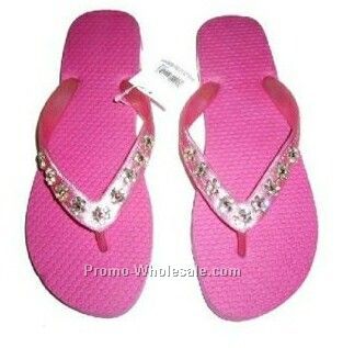 Pink Flip Flop Shoe W/ Pvc Strap