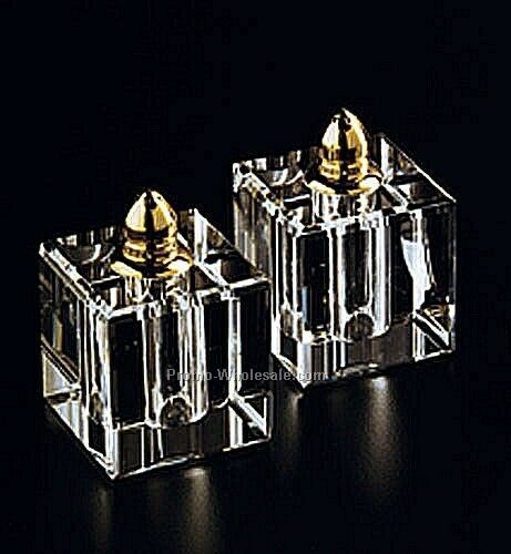 Platinum Silver Salt & Pepper Shaker Pair