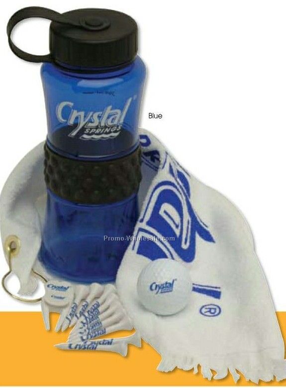 Polar Grip Bottle Tournament Pack W/ Pinnacle Gold Golf Balls