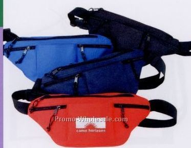 Poly 4 Zipper Fanny Pack (Blank)