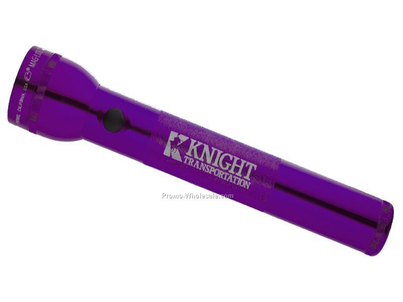 Purple 3 D Cell Mag Lite Flashlight