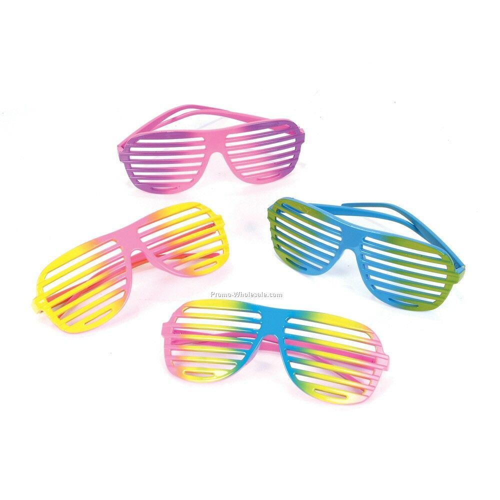 Rainbow Slotted Sunglasses