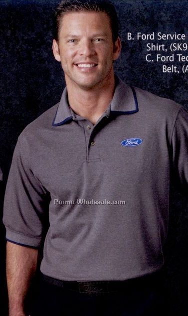 Red Kap Men's Short Sleeve Ford Service Advisor Shirt (S-4xl)