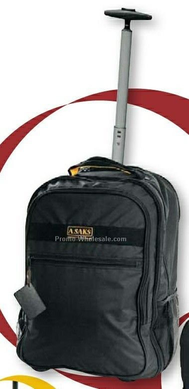 Saks Expandable Trolley Laptop Backpack