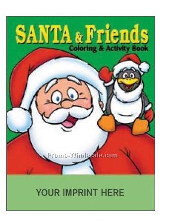 Santa & Friends Coloring Book