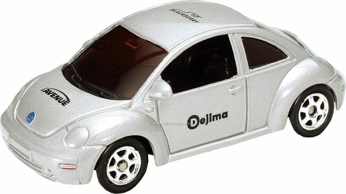 Silver New Beetle Die Cast Mini Vehicles
