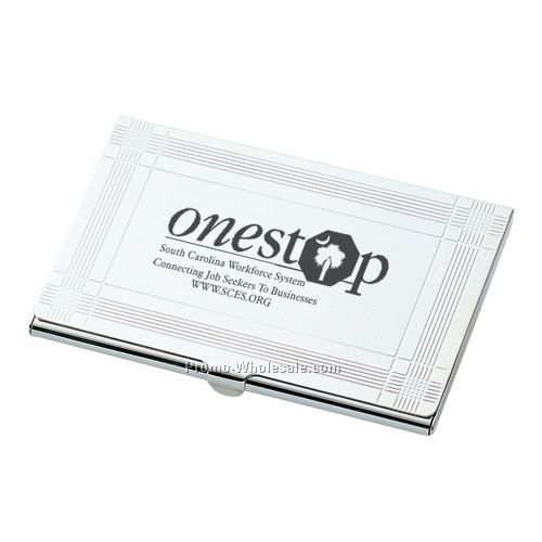 Silver Plated Business Card Holder