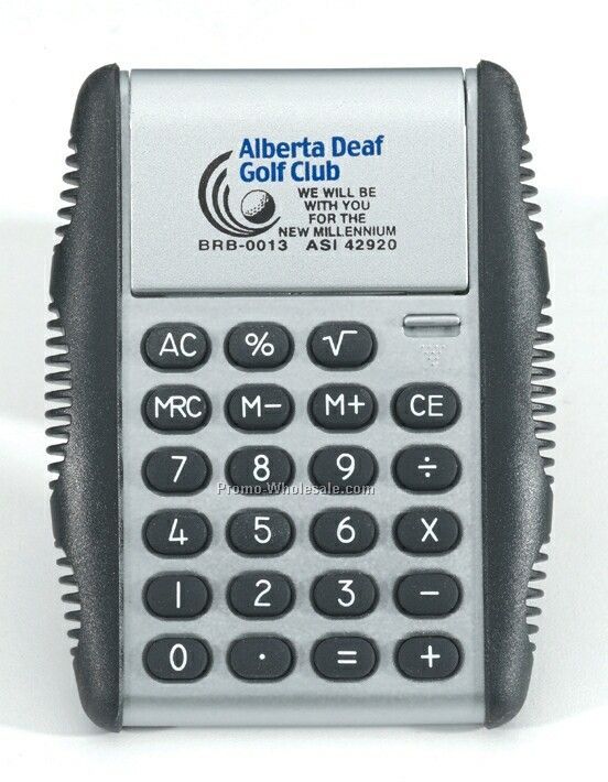 Silver Pop-up Calculator - 3-1/4"x3"