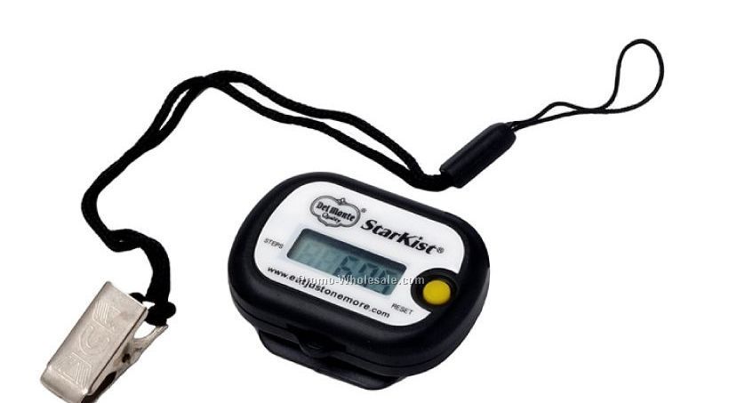 Single Function Pedometer With Optional Strap