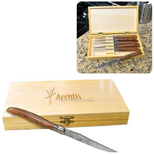 Six Piece Knife Set (Imprinted)