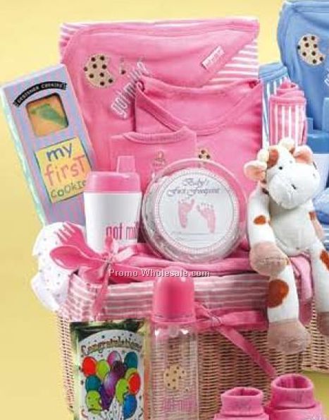 Small Got Milk? Girl Baby Gift Assortment