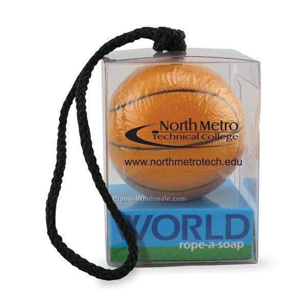 Sportz World Soap On A Rope - Basketball
