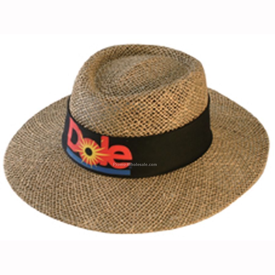 Straw Hat W/ Flat Brim