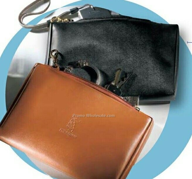 Synthetic Leather Valuables Pouch