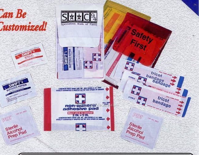The Pocket First Aid Kit - 9 Piece (5"x3"x1/4")