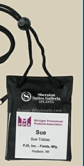 Trade Show Badge Pouch