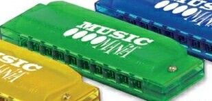 Translucent Green Harmonica