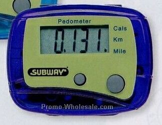 Translucent One Step Pedometer (3 Day Shipping)