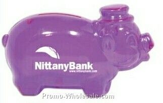 Translucent Purple Smash It Piggy Banks