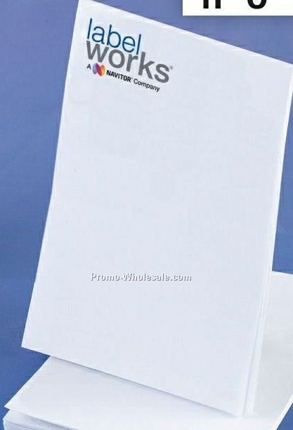 Value 4 Color 4"x3" Custom Notes - 50 Sheet Pad