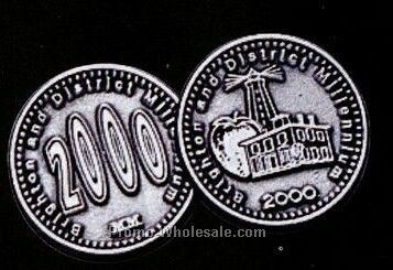 1-1/4 Antique Pewter Commemorative Coin