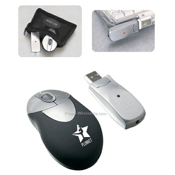 1-3/4"x3-1/4"x1-1/4" Optical Wireless Mouse (Imprinted)
