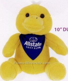 10" Extra Soft Stuffed Duck