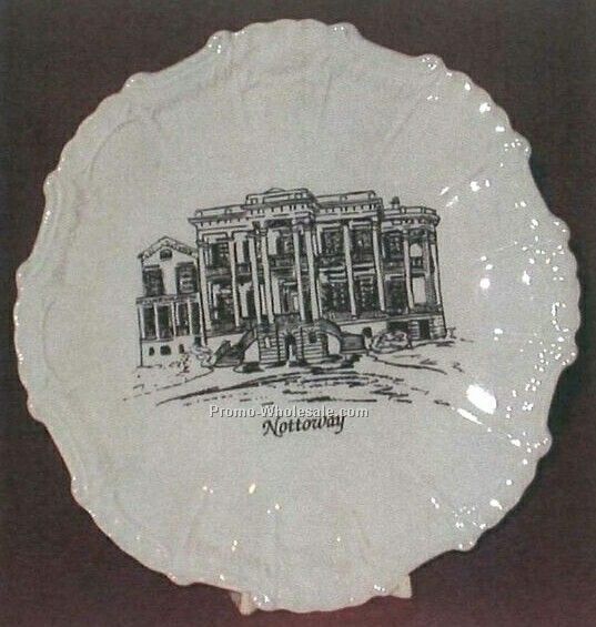 10-1/4" Plate W/ Fancy Scroll Detailing