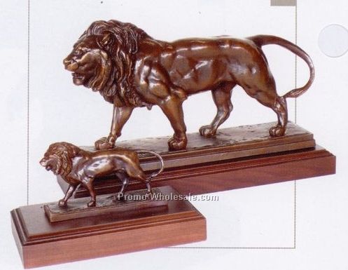 11" Barye Lion Sculpture