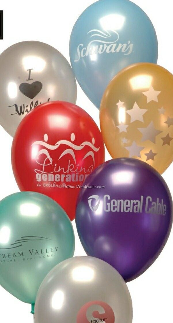 11" Pearlized Natural Latex Balloons
