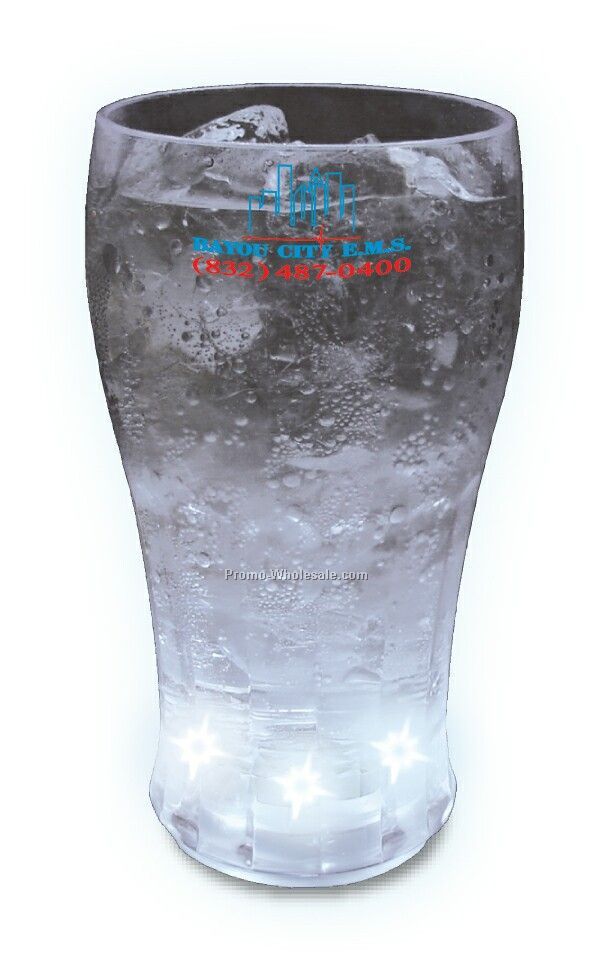 12 Oz. 5-light Soda Cup With White LED Lights
