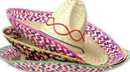 12 Pack Assorted Sombreros