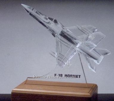 12"x12"x6" Replica F-18 Mornet Rocket W/ Base