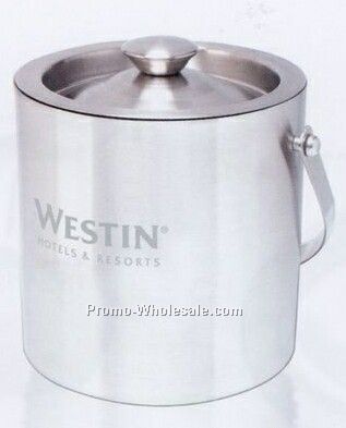 128 Oz. Stainless Ice Bucket - Etching