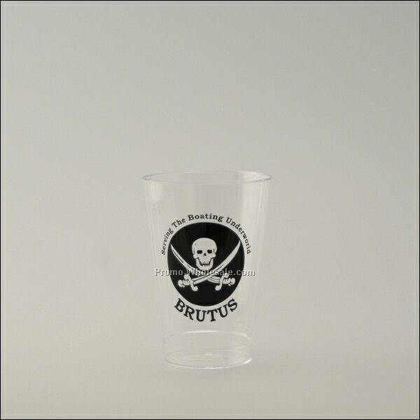 14 Oz. Clear Fluted Plastic Cup