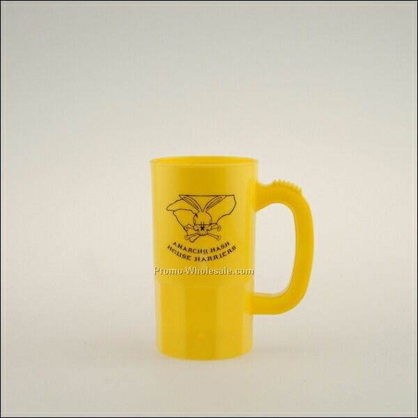 14 Oz. Yellow Handled Stein Mug