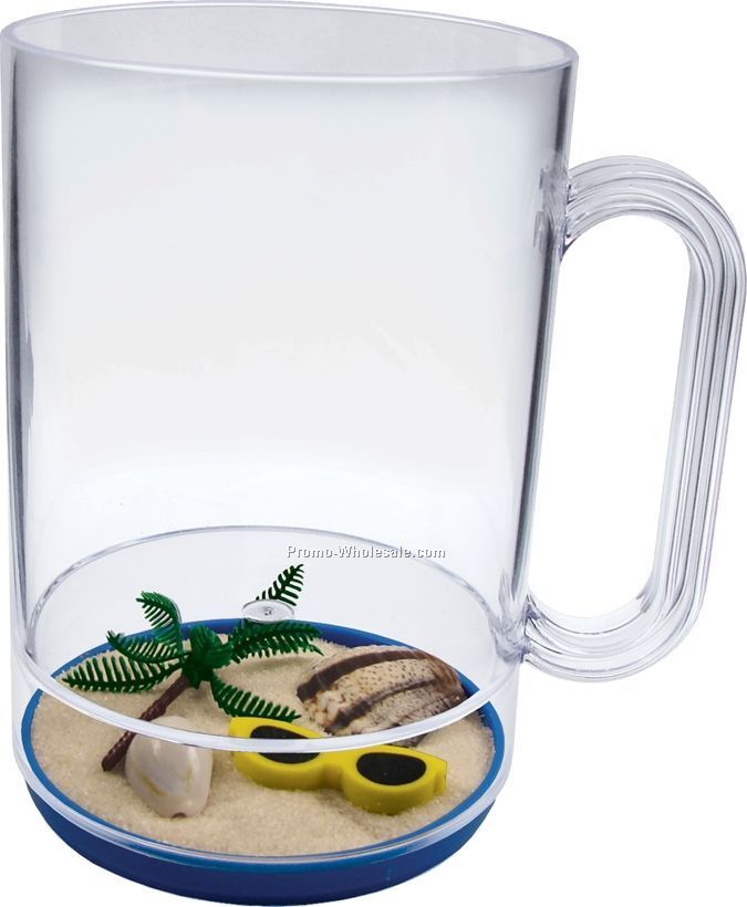 16 Oz. Life's A Beach Compartment Mug