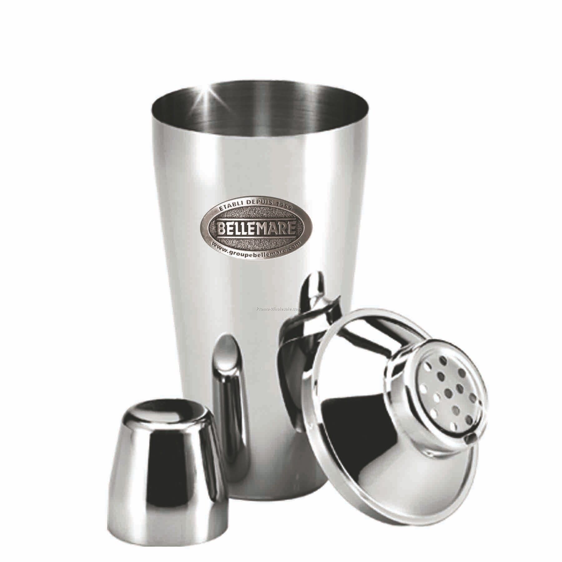 16 Oz. Martini Shaker (Pewter Emblem)