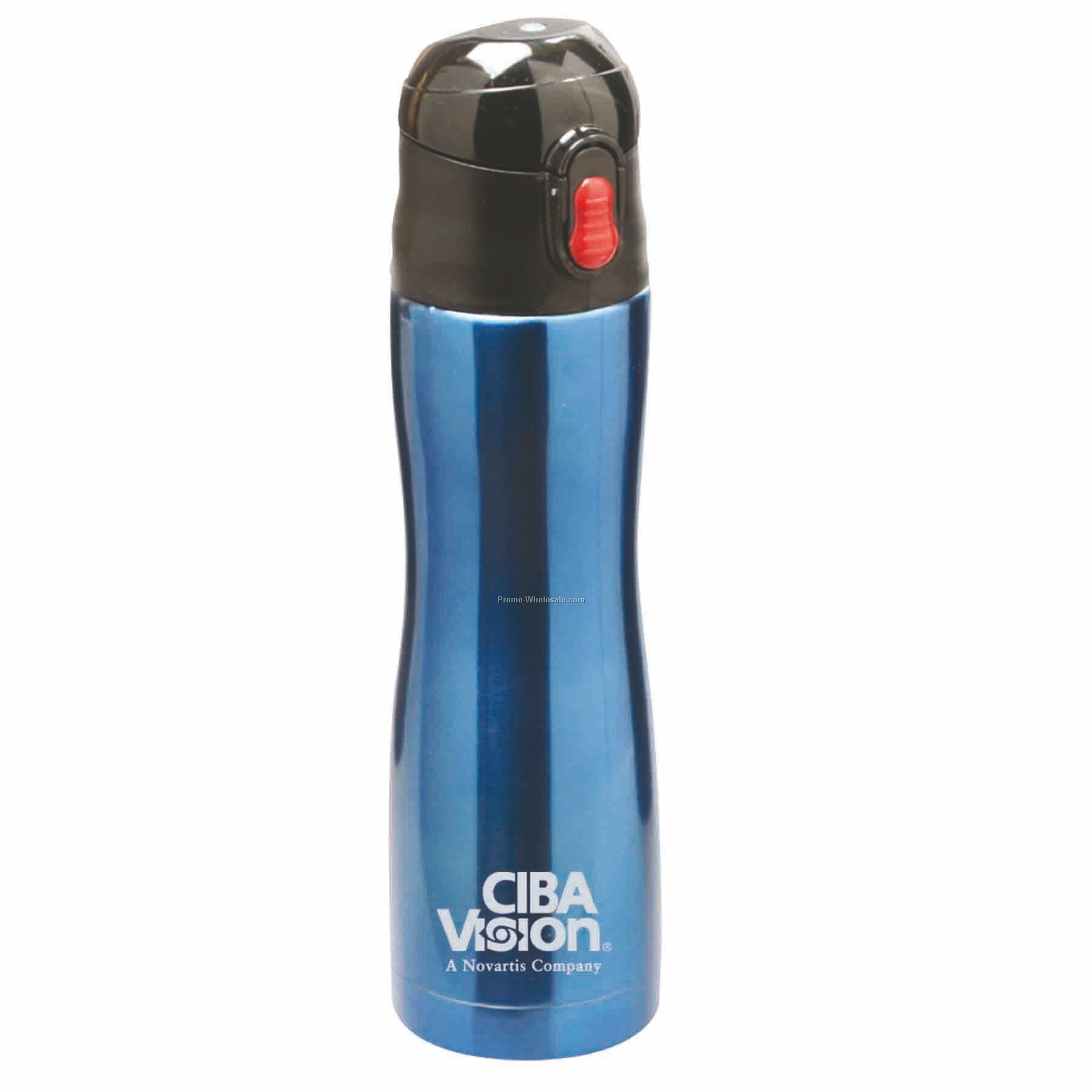 18 Oz Stainless Steel Bottle, Blue