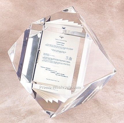 2-1/2" Lucite 14 Sided Cube Embedment