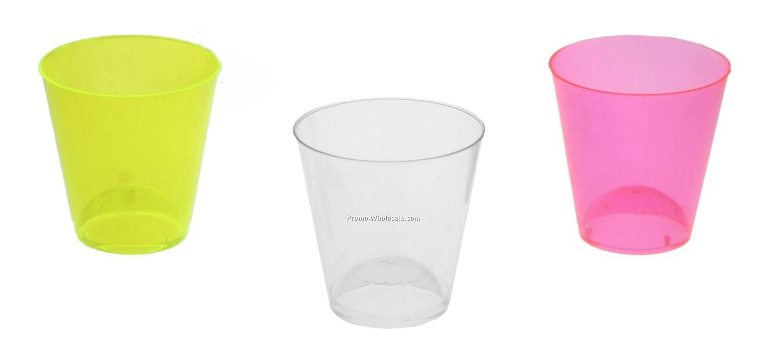 Disposable plastic shot glass