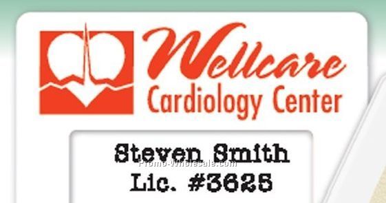 2"x3"x.040" Overlaminated Vinyl Id Window Badge