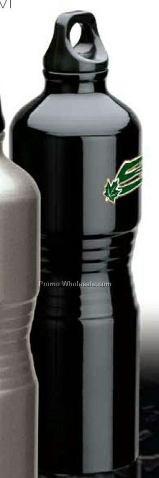 23 Oz. Black Sovrano Abramio Aluminum Water Bottle