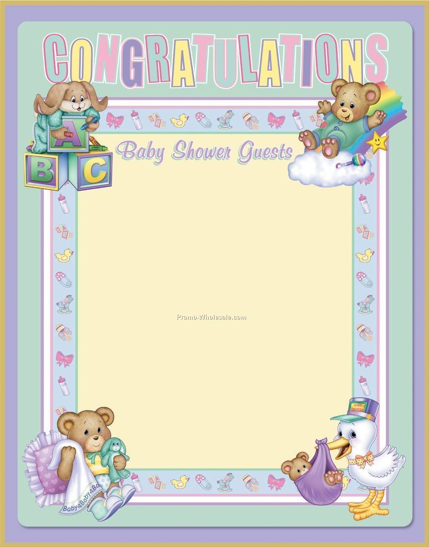 23"x18" Cuddle Time Partygraph Poster
