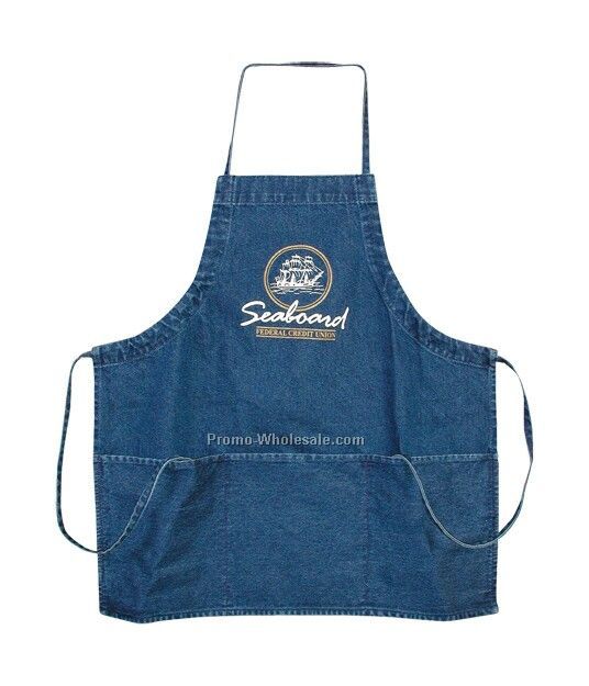 24"x24" Denim 3-pocket Apron